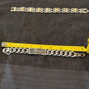 Speidel Two-Tone Men's Chain Bracelet